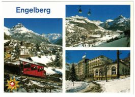 Engelberg - 3 Bild AK