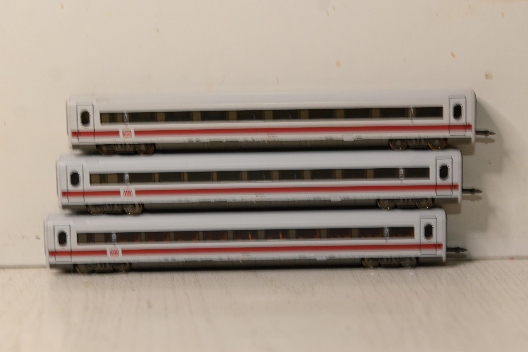 Fleischmann Modellini di ferrovie: IC DB 3 teilig Fleischmann Spur N mit OVP – Usato da Laupen ZH venduto da Zmoewe 3