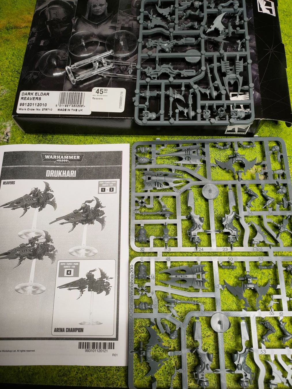Giochi: Warhammer 40k, Reavers Drukhari Dark Eldar – Nuovo e nell'imballaggio originale da Baden venduto da Araneus 1