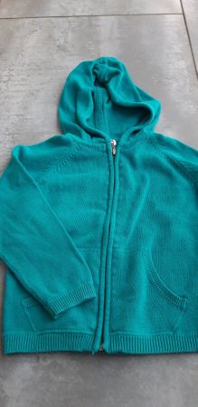DP a.m. Strickjacke mit Kapuze, Grösse 4 Jahre