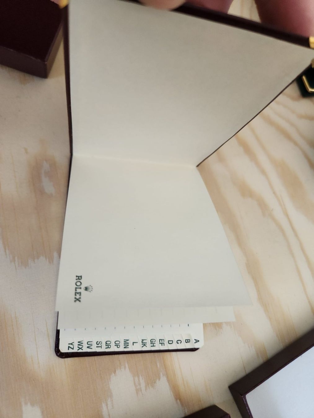 Blocchi: Original Rolex Adress Buch – Nuovo e nell'imballaggio originale da Stäfa venduto da Brunati-Uhren 3