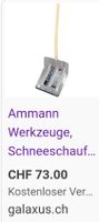 Schneeschaufel aus Alu von der Firma Ammann, gutem Zustand.