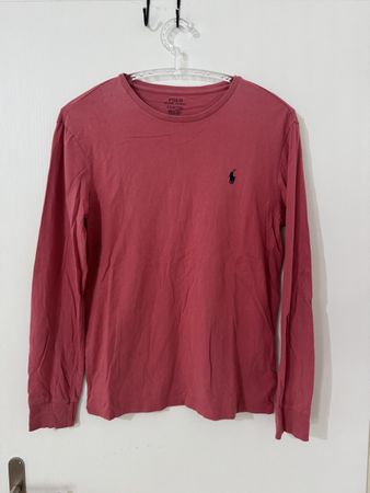 Polo Ralph Lauren Rosa Langarmshirt Grösse S oryginal
