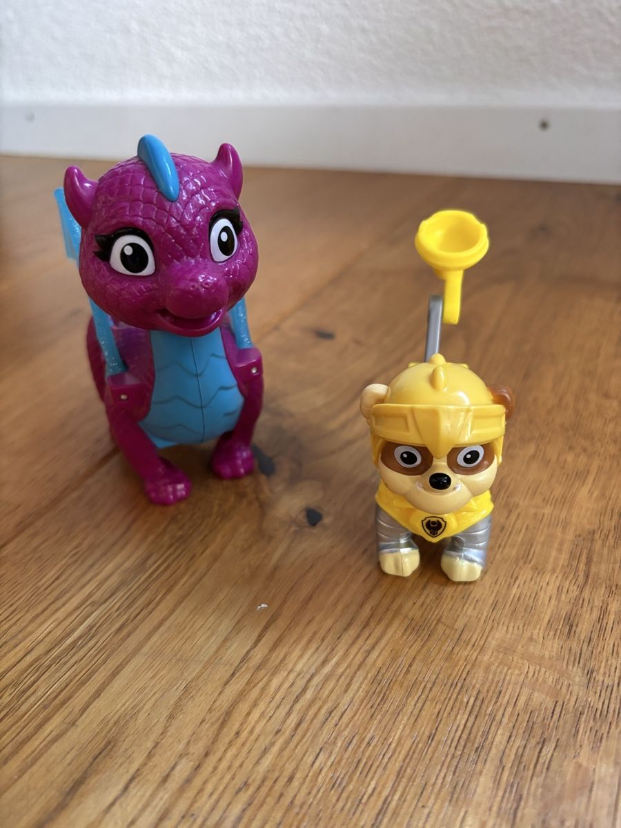 Giocattoli: Paw Patrol Rubble mit Drache – Usato da Wila venduto da _mine18 1