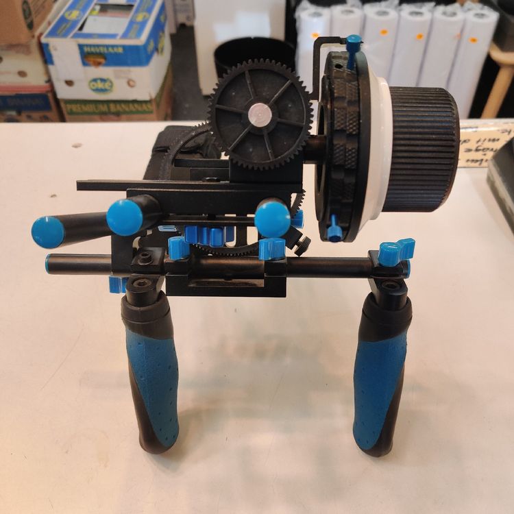 Profi Kamera Rig Follow Focus Schulterstativ neuwertig 2
