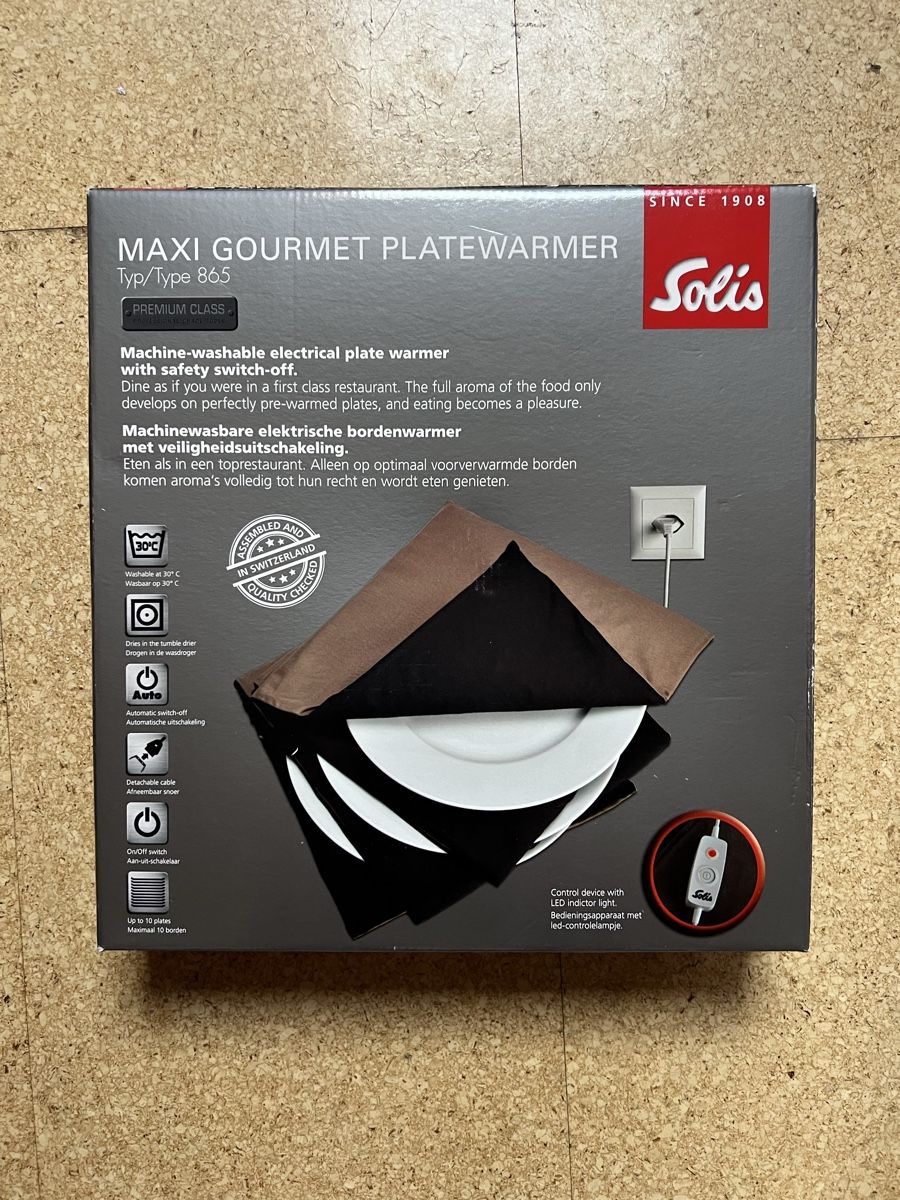Solis Elettrodomestici da cucina: Solis Tellerwärmer/ Plattenwärmer – Nuovo e nell'imballaggio originale da Tentlingen venduto da syli-girl 1