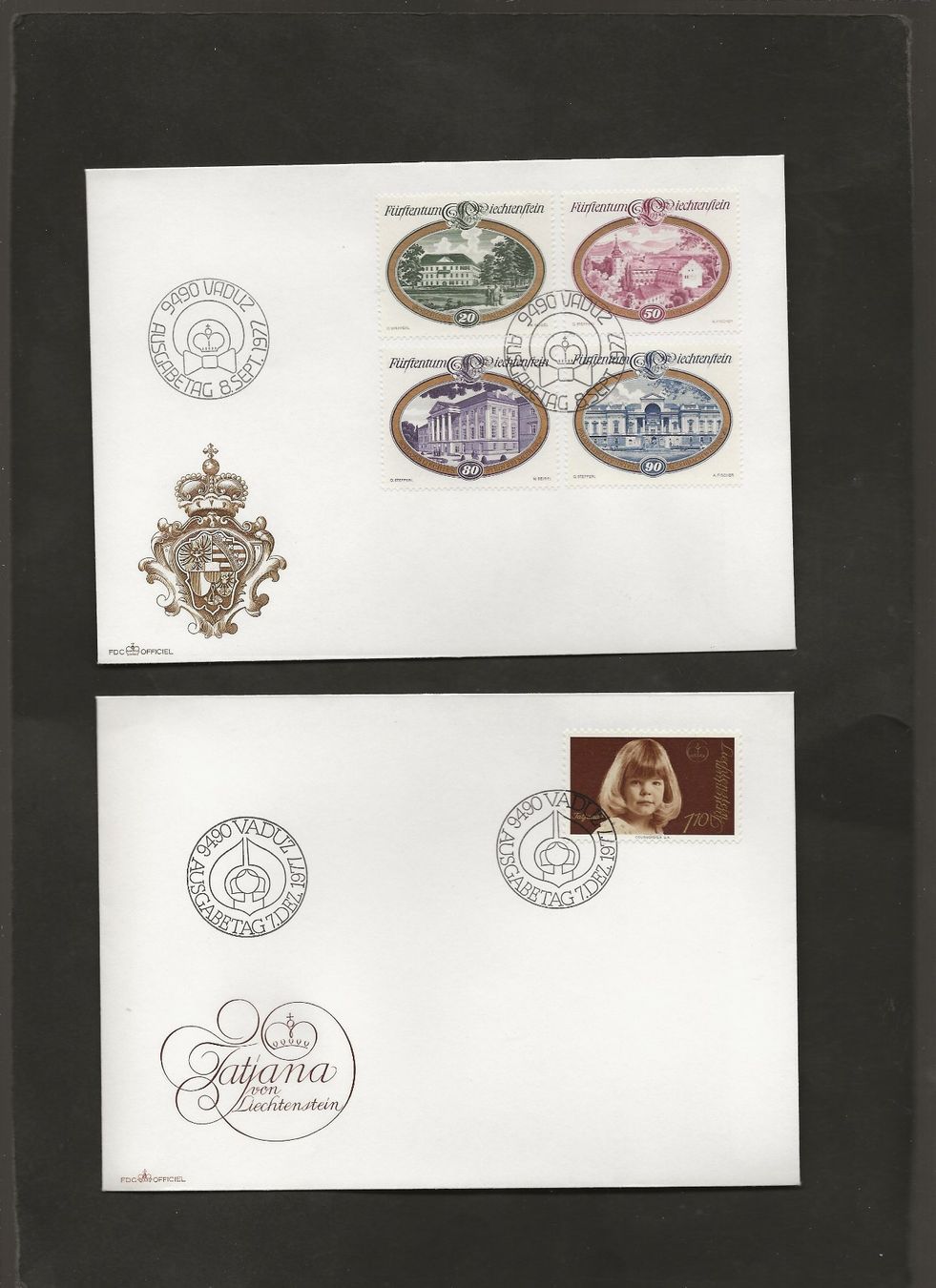 Tutti i francobolli: 32 FDC Liechtenstein 1976 bis 1980 – Usato da Au ZH venduto da xelagreb01 9