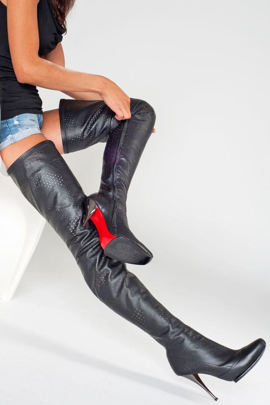 Scarpe da donna: Overknee Arollo Ferari - Gr. 37 Schwarz – Nuovo e nell'imballaggio originale da Horn venduto da thatlooksgood
