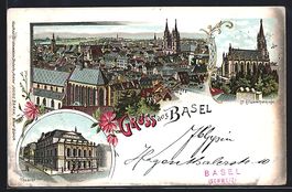 Litho Basel, Totalansicht mit Blick übe