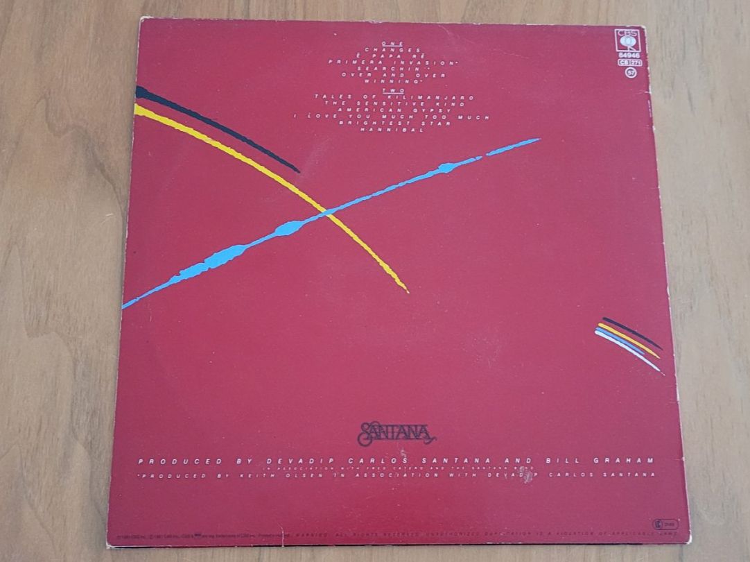Vinyles: LP  Carlos Santana – D'occasion à Martigny par MZ-67 1