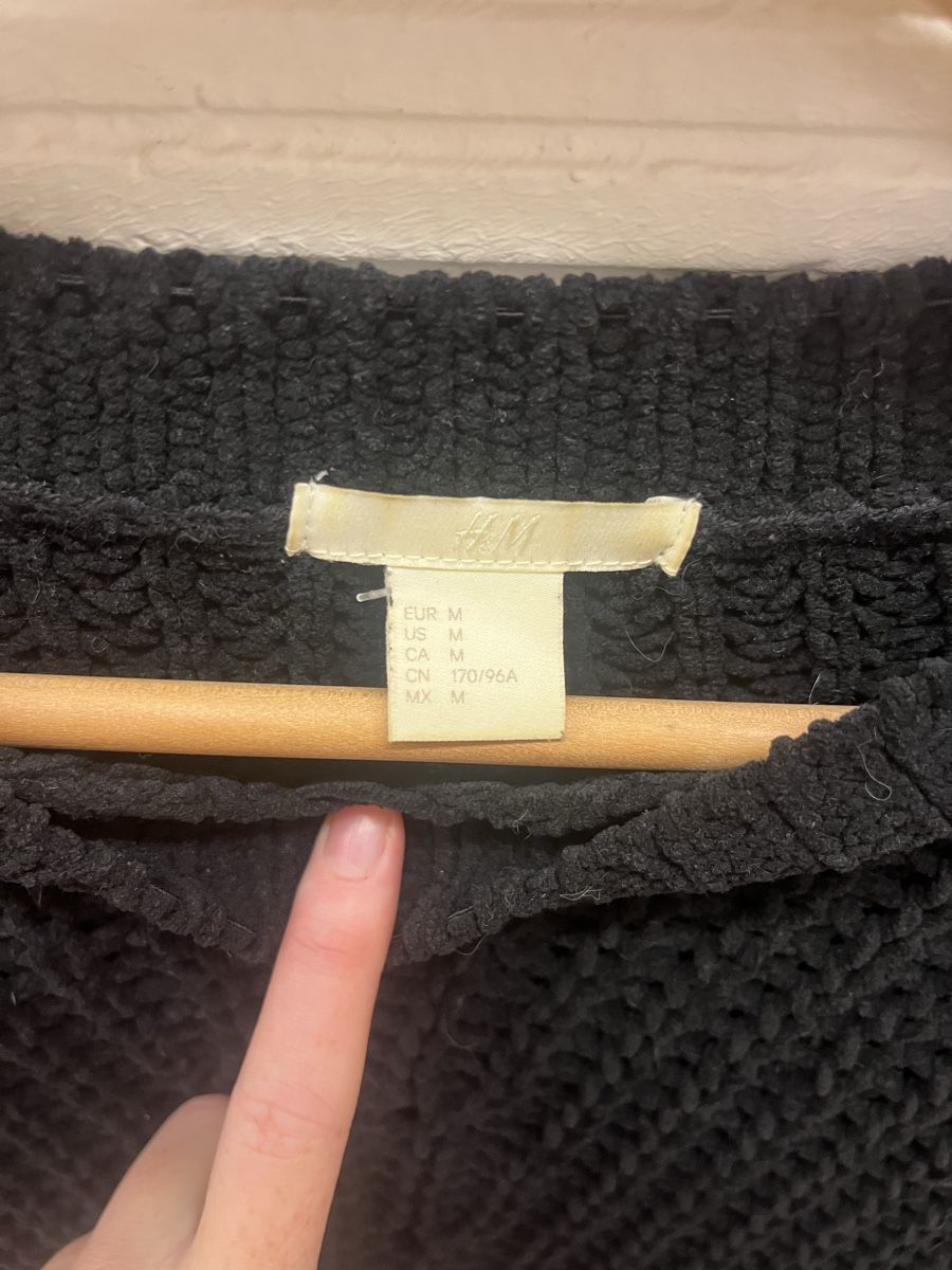 H&M Maglioni & Felpe: Schwarzer H&M Strickpullover – Usato da Meilen venduto da jes_c25c 1