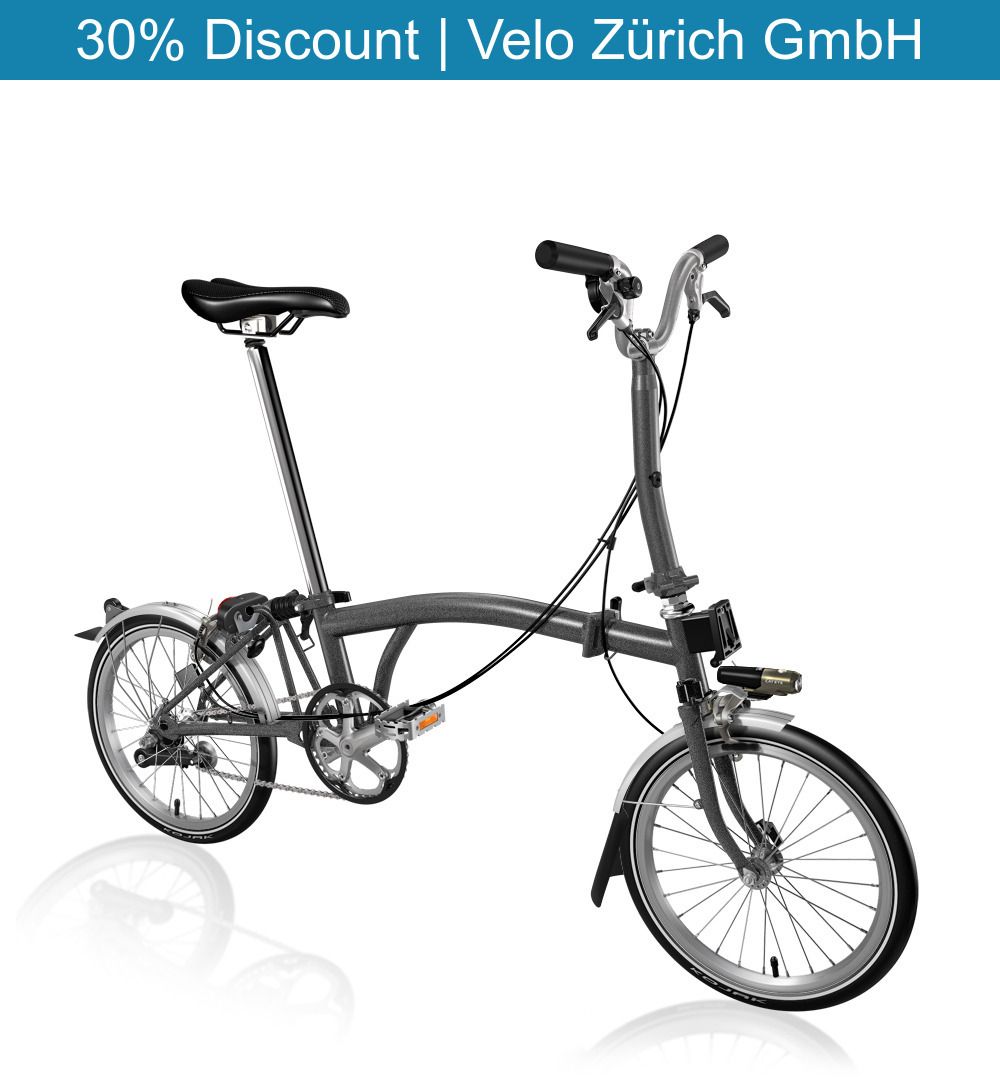 Biciclette: Faltvelo Brompton P Line, 2-Gang – Usato da Zürich venduto da Faltvelos