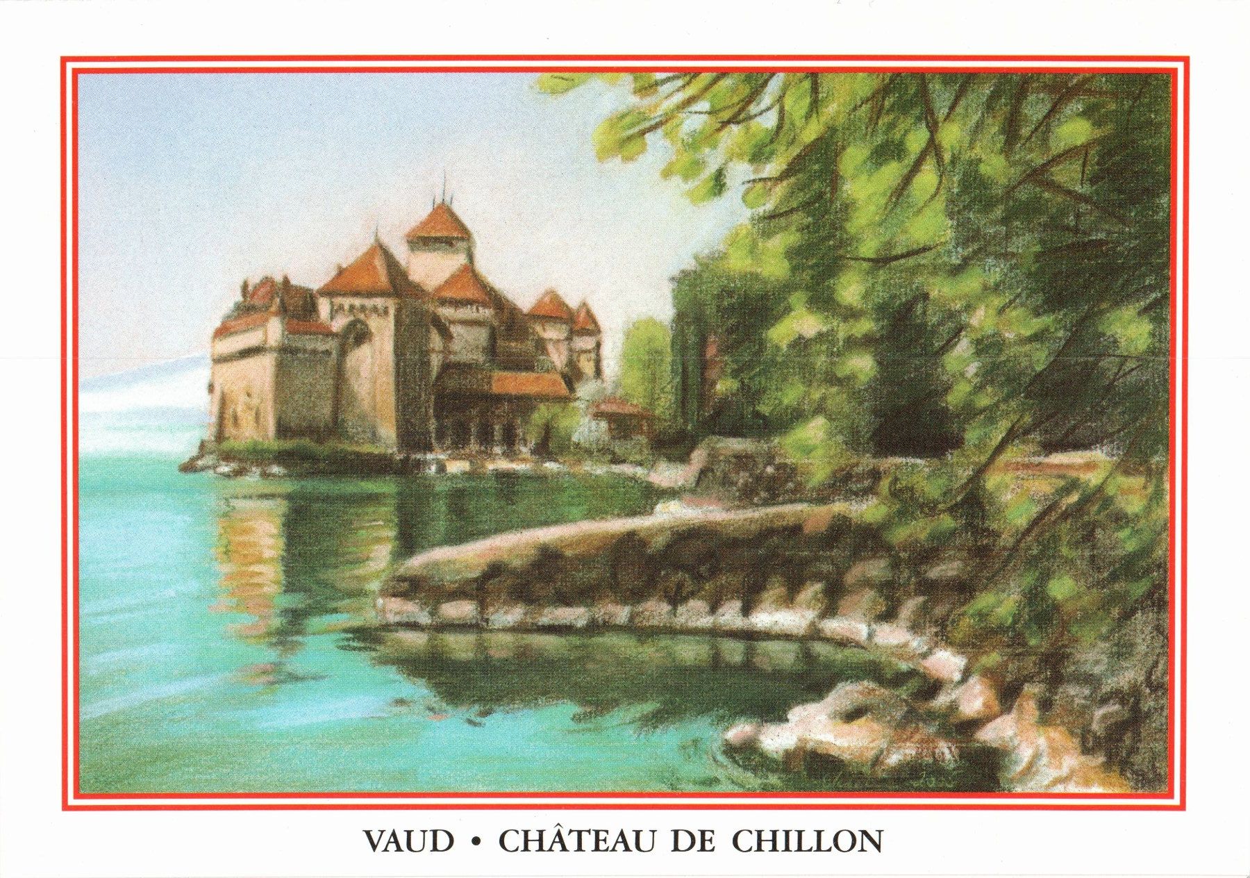 Cartoline postali: Chillon Schloss am Genfersee, alte Ansichtskarte – Nuovo (secondo la descrizione) da Zürich venduto da 1.Simon