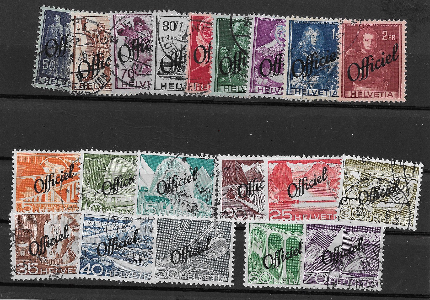 Tous les timbres: Lot Officel – D'occasion à Hefenhofen par Richsalz