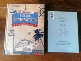 2 neuwertige Bücher für Rätsel Freunde