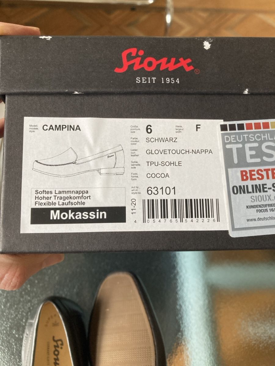 Scarpe da donna: Sioux Schuhe, 40, softes Lammnappa, neu, super bequem – Nuovo e nell'imballaggio originale da Zürich venduto da elegantissima 6