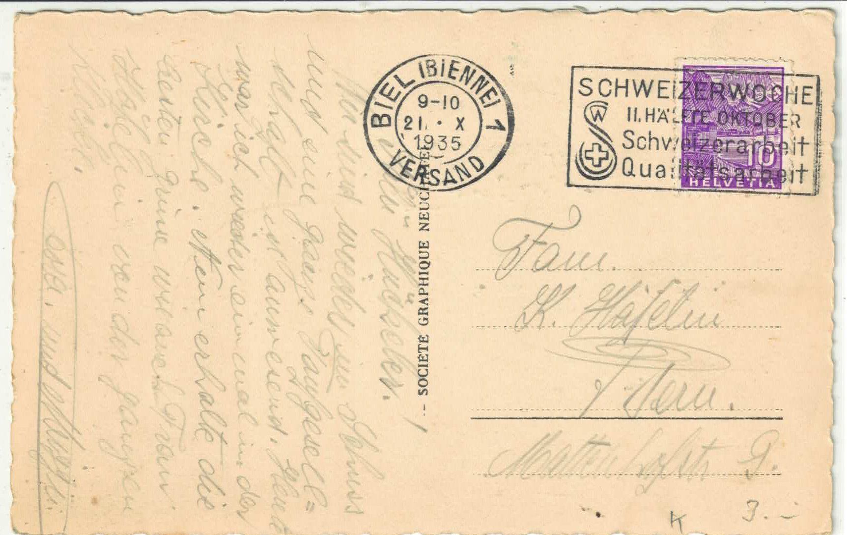 Cartes postales: Twann - Hotel Bären – D'occasion à Ettingen par Kartenplanet 1