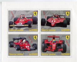 Block "Ferrari. Formel 1". Sierra Leone.