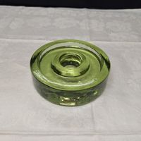 Versand möglich! Kerzenhalter Sarner Glas, mundgeblasen