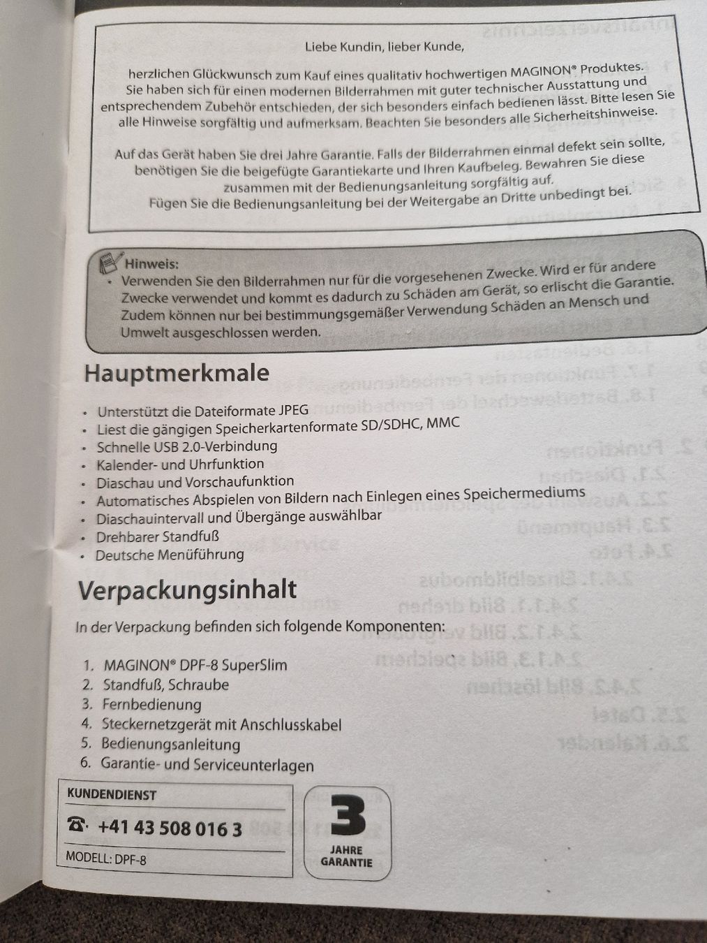 Cornici: MAGINON Digitaler Bilderrahmen – Nuovo (secondo la descrizione) da Frauenfeld venduto da Capecorse 3