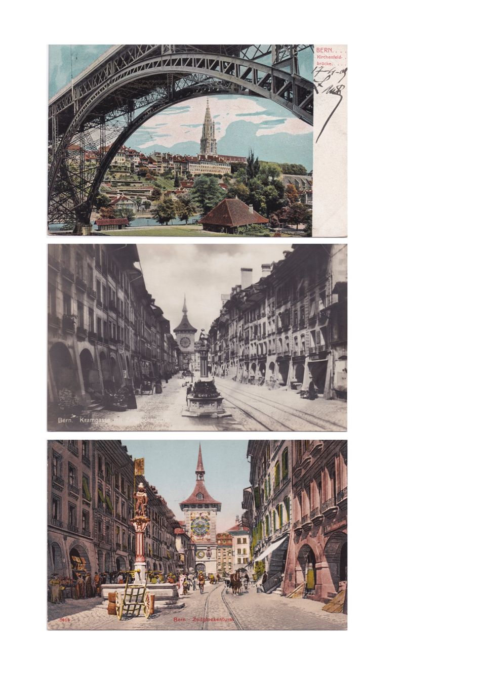 Cartoline postali: Konvolut Bern – Usato da Baar venduto da dokuba 4