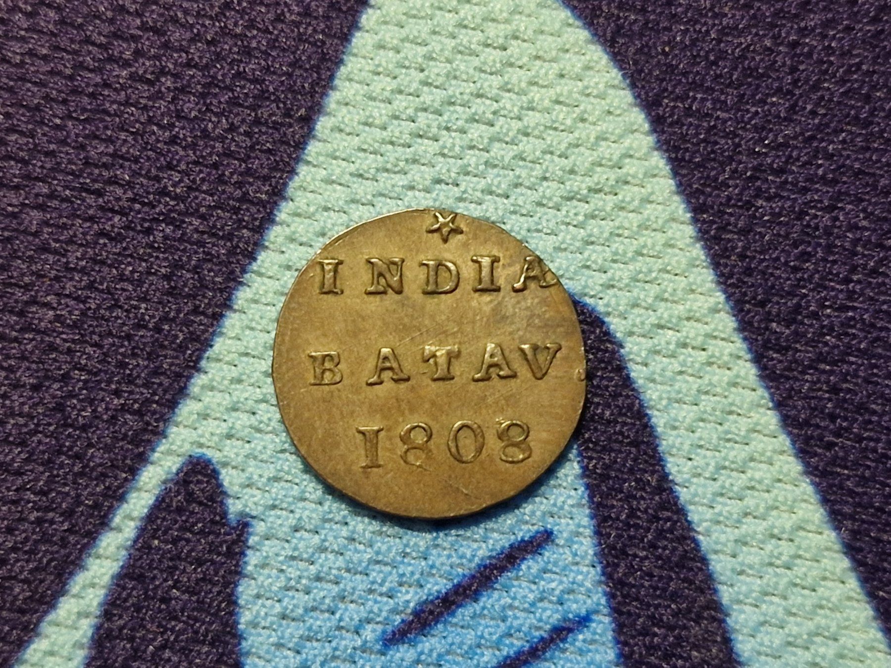 Tutti le monete: India Vatavia 1808. – Usato da Zürich venduto da Moreira01 3