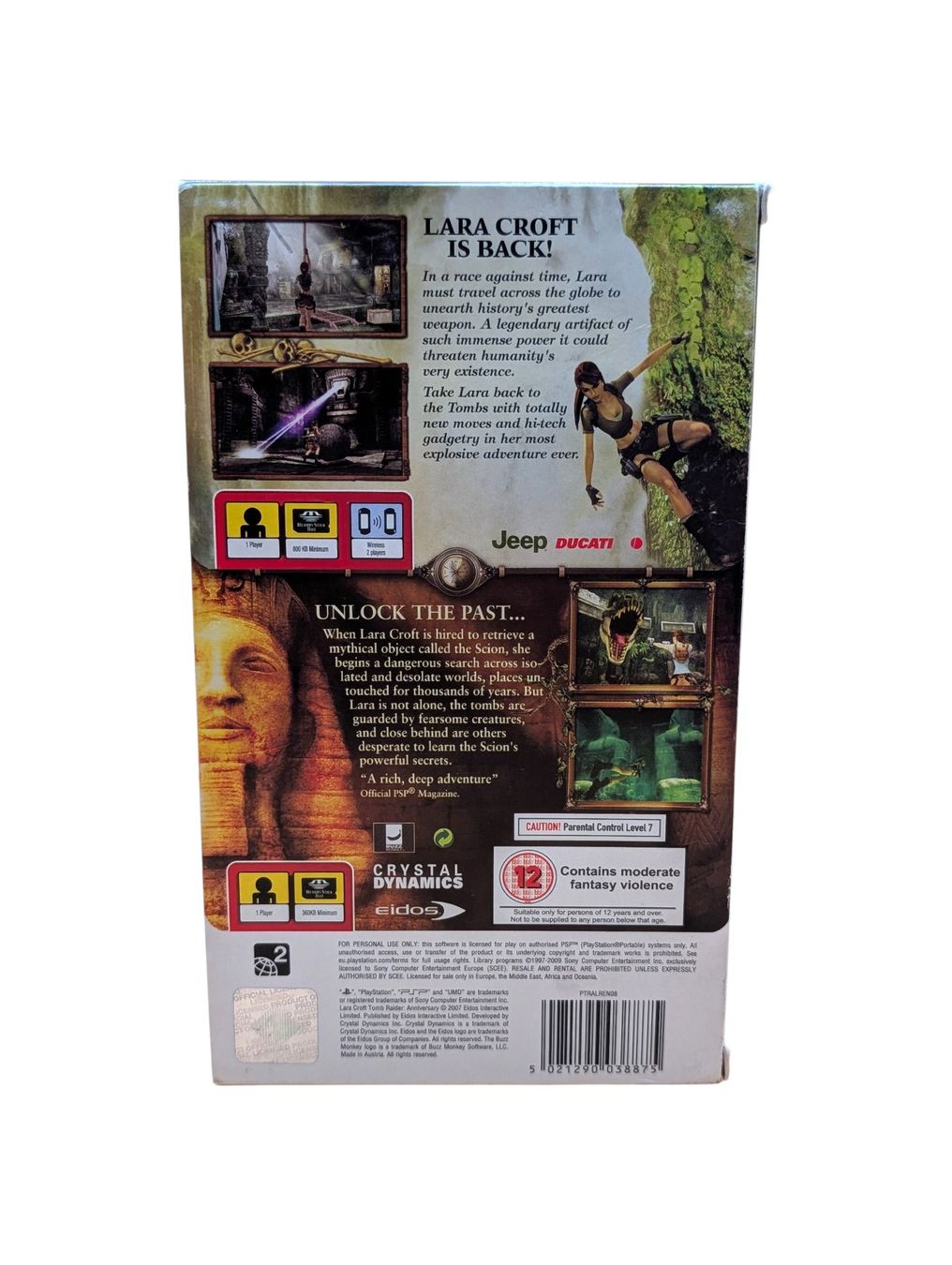 Sony Giochi: Lara Croft Tomb Raider Double Pack PSP – Usato da Domat/Ems venduto da IsseldorsShop 1