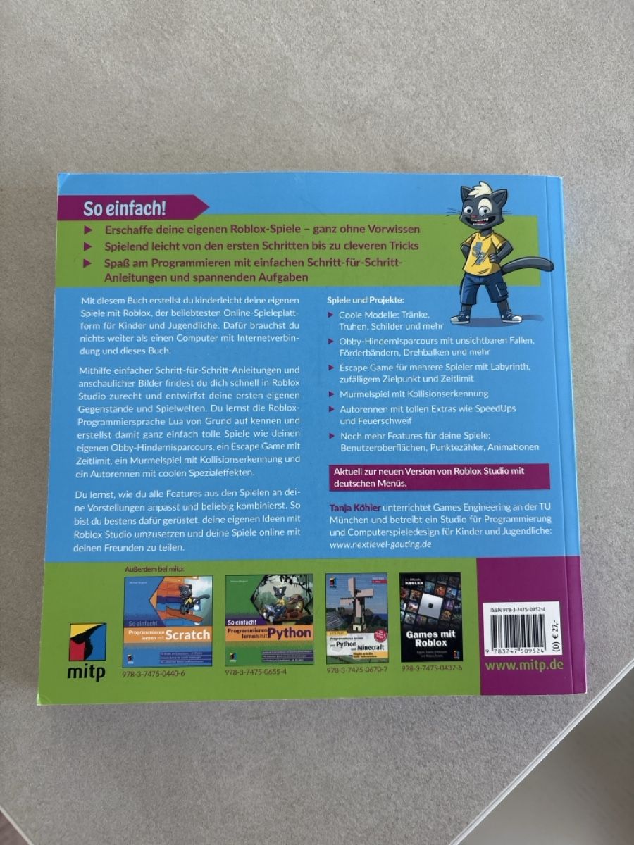 Libri: So einfach! Eigene Spiele erstellen mit Roblox 2. Auflage – Nuovo (secondo la descrizione) da Erlinsbach venduto da Camara4 1