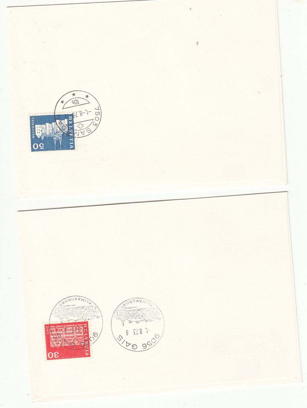 Alle Briefmarken: Eingeschriebene Briefe Baudenkmäler 1973 – Gebraucht aus Herrliberg von Lfrifda 3