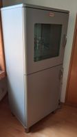 Retro Bar Malibu Schrank Glas silberfarben