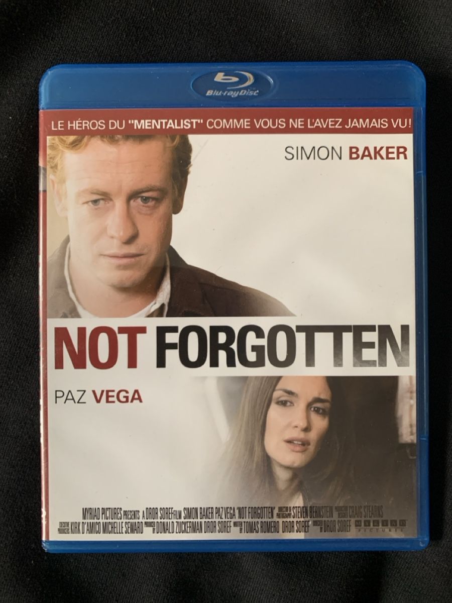 Tutti i DVDs: Blu-ray Not Forgotten avec Simon Baker en format B – Usato da Salavaux venduto da Lune_Diurne