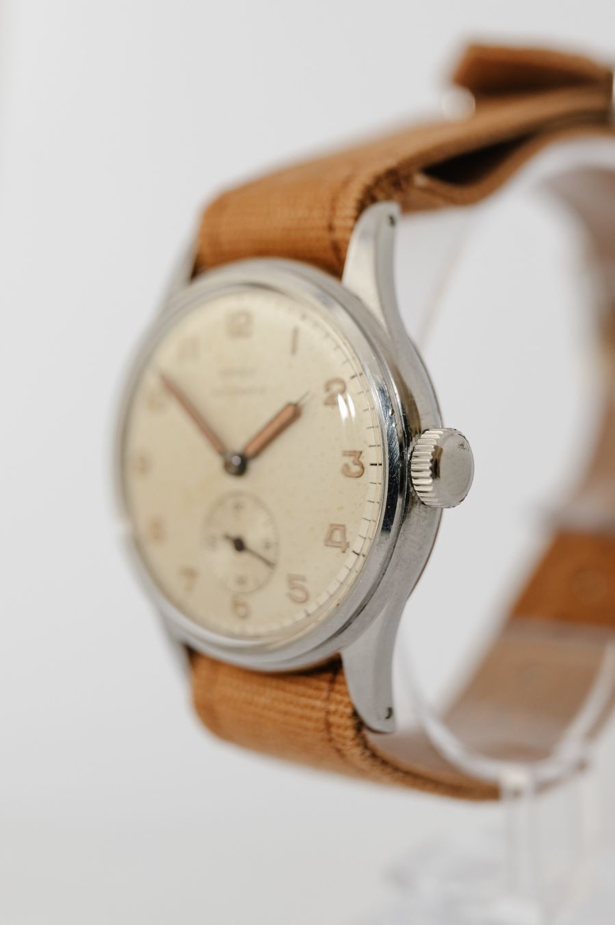 Orologi: Arbu Field Watch Bumper Automatic Radium Dial 34mm 1950s – Usato da Vevey venduto da Vintage_Analog_Goods 5