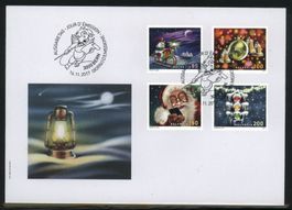 2017, FDC, Sondermarken Weihnachten (Nr. 1654–1657)