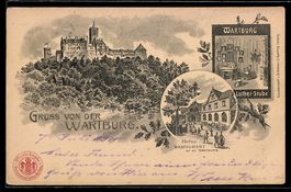 Litho Ganzsache PP9 F101 /03: Eisenach, 