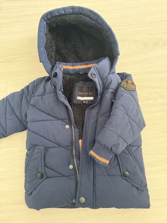 Kinder Winterjacke dunkelblau Grösse 92