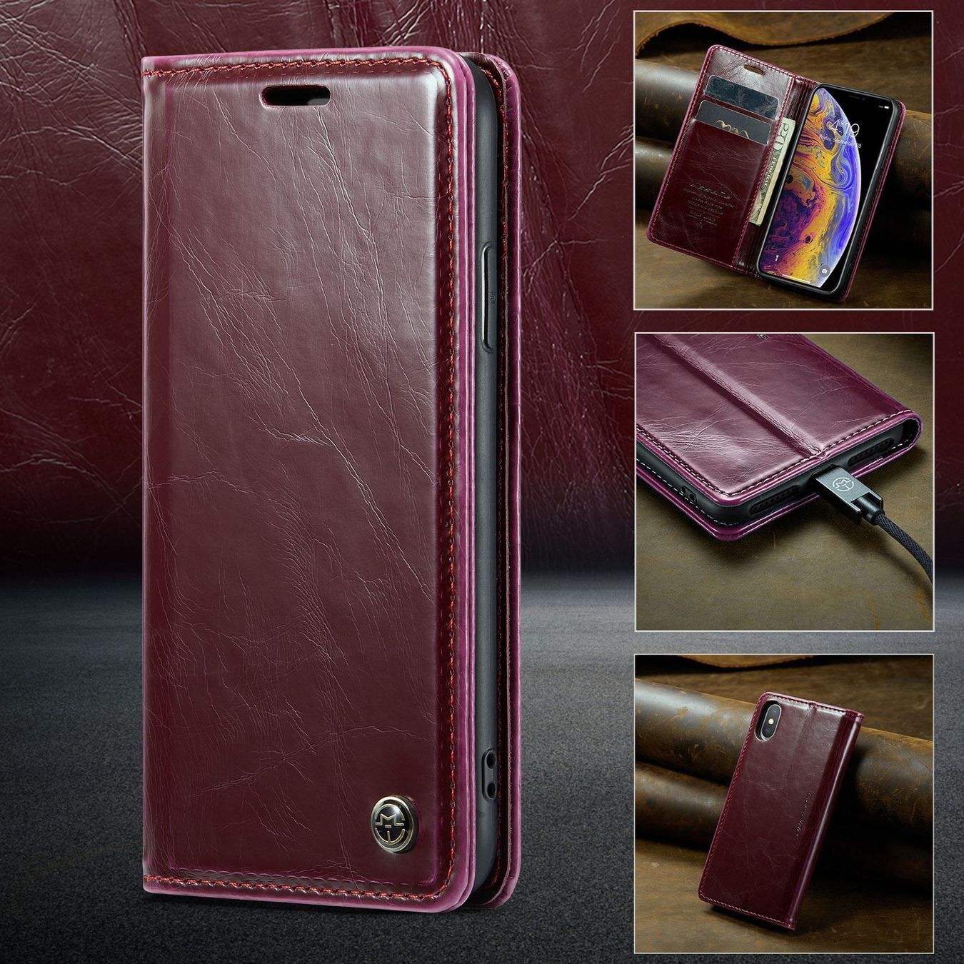Covers & Schutzfolien: CaseMe iPhone XS Max Luxus Leder Case – Neu und originalverpackt aus Zürich von Store-247 1