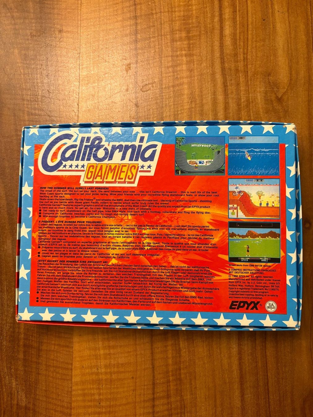 Giochi: Amiga Spiel: California Games – Usato da Niederhasli venduto da Manuf0 1