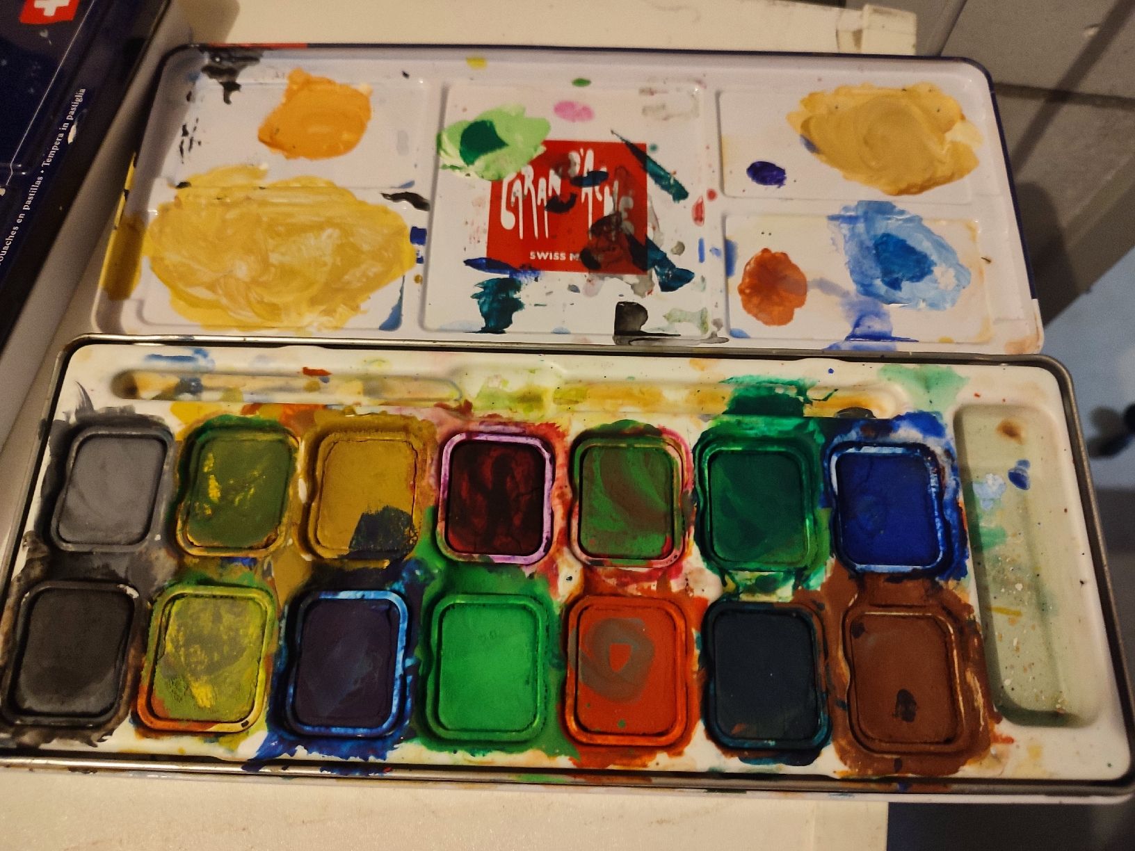 Colori: Malfarben Wasserfarben – Usato da Bremgarten b. Bern venduto da ABalli 1