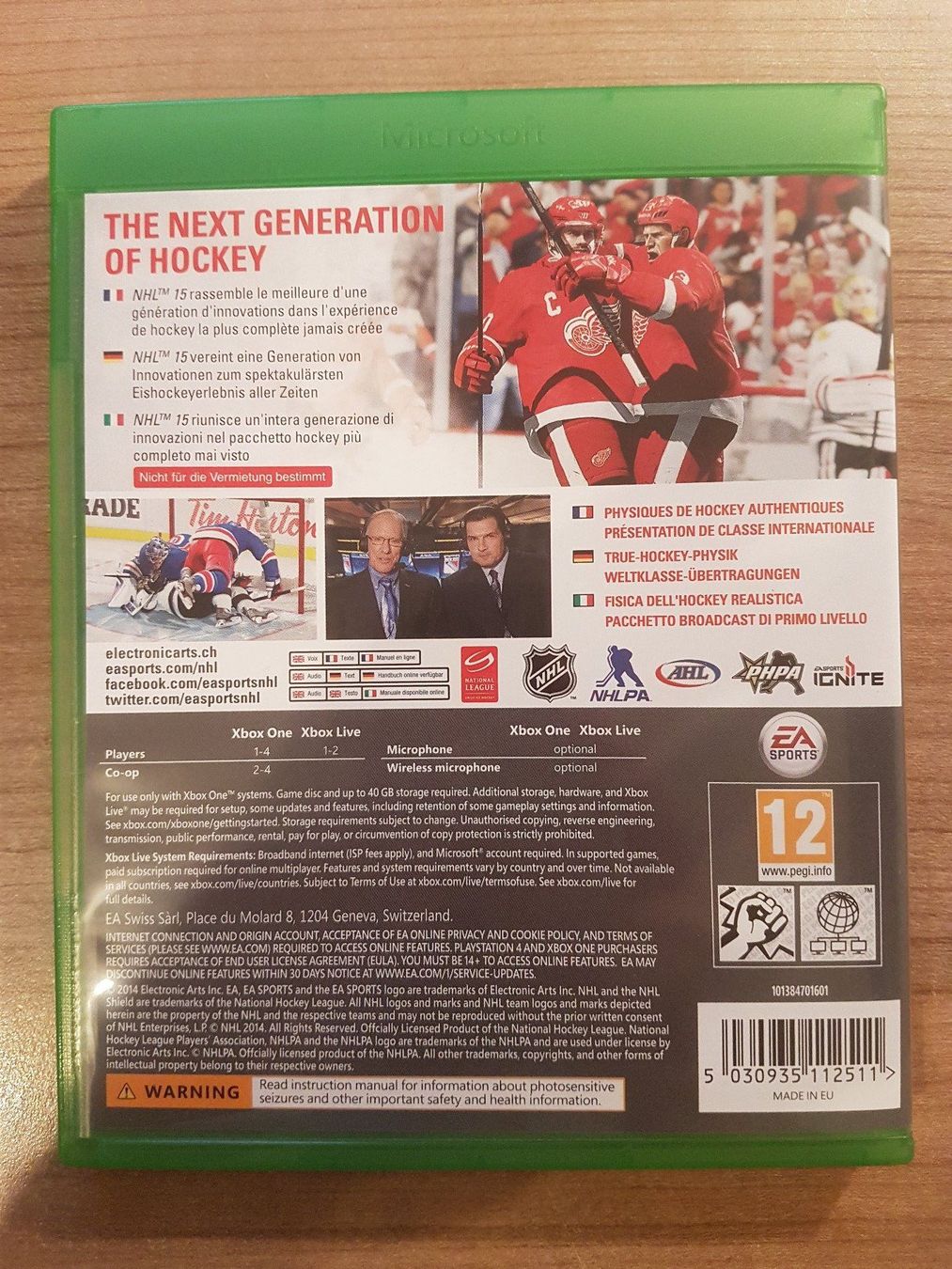 Microsoft Giochi: NHL 15 – Usato da Winterthur venduto da Men_in_black 1