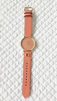Coach New York Uhr, Lachs Gold Lederarmband, Top! Damenuhr