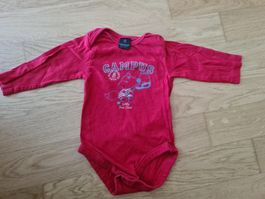 Body langarm naturaline CAMPUS rot Grösse 68