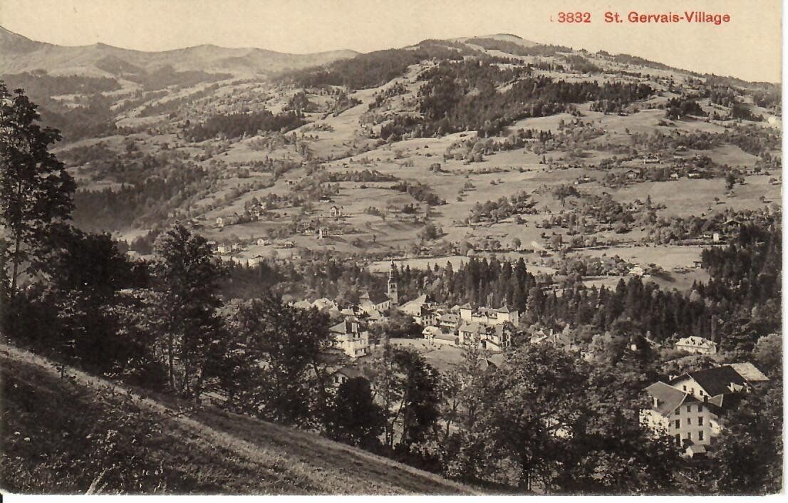 Cartoline postali: St. Gervais - Village – Usato da Hochdorf venduto da Ziegel-16