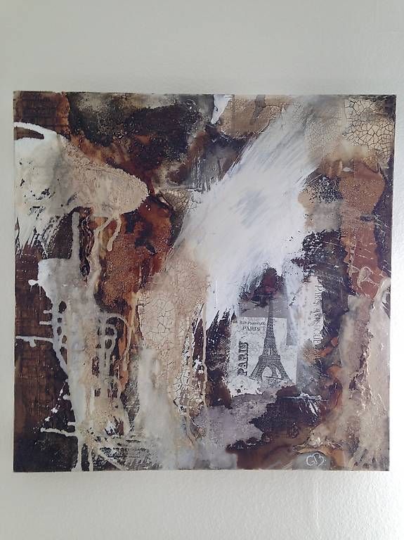Foto & Immagini: Bild "Paris" (Mischtechnik) 60x60 cm – Usato da Bassersdorf venduto da ella98 1