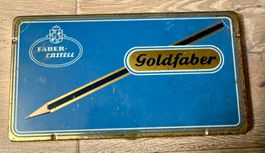 Antike Blechdose GOLDFABER Faber Castell