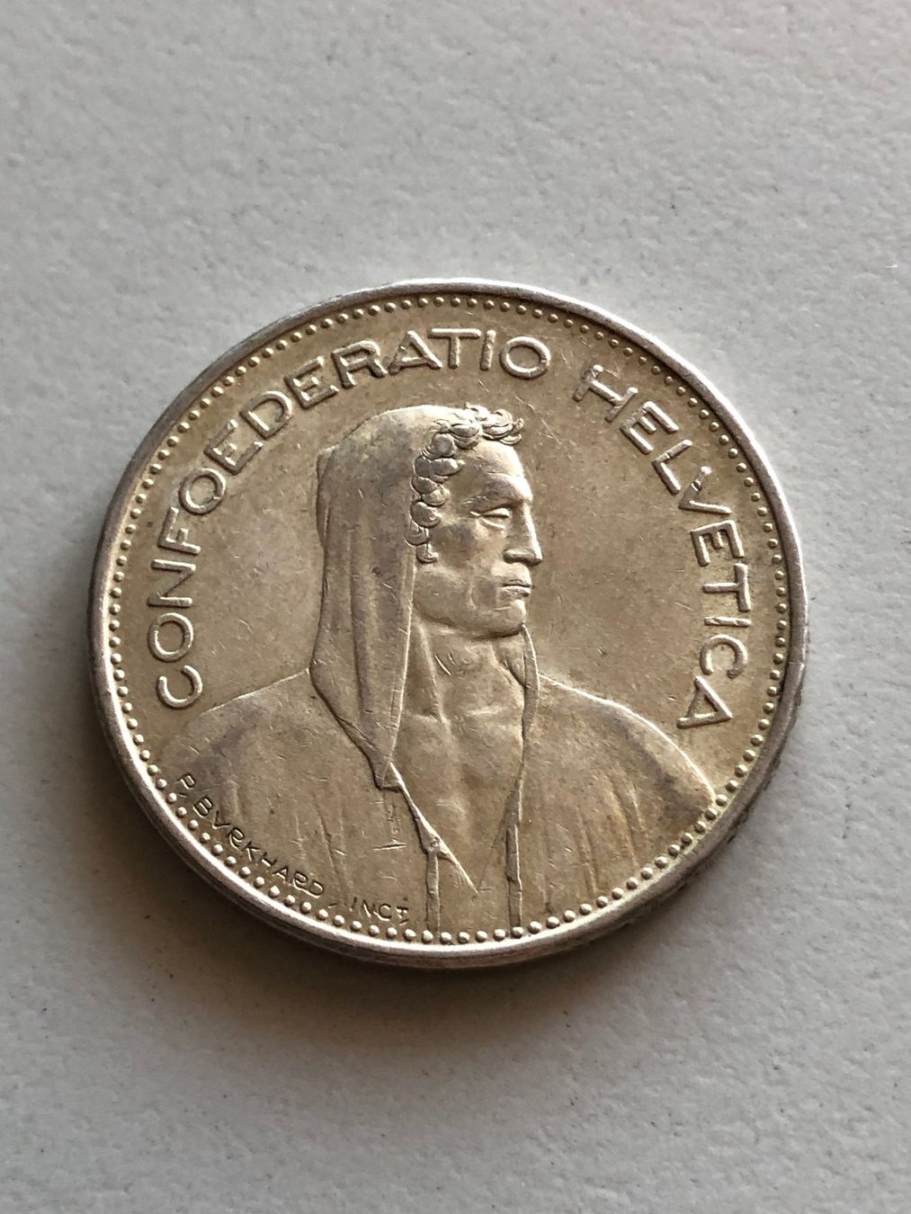 Tutti le monete: 5 Fr. 1940 – Usato da Schötz venduto da Odpa 1