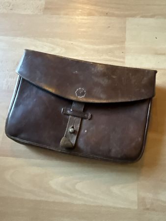 Kartentasche Schweizer Militär Leder 1
