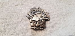 Plakette Fasnacht Basel 1996 Silber