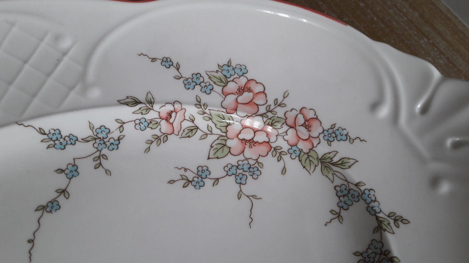 Villeroy & Boch Servierplatten: Villeroy & Boch V&B Rosette Platte – Gebraucht aus langenthal von rundholz7 2