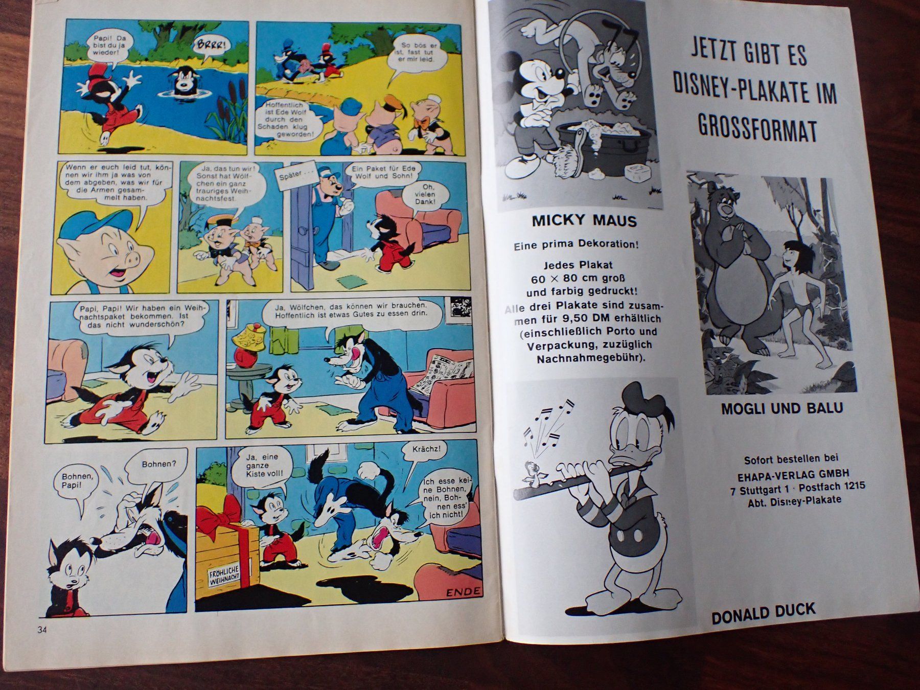 Comics: 27. Heft Mickyvision "Der grosse böse Wolf" von 1971 Disney – Gebraucht aus Geroldswil von  7