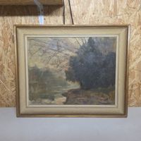 Tableau d'Automne par Alfred Chabloz signé